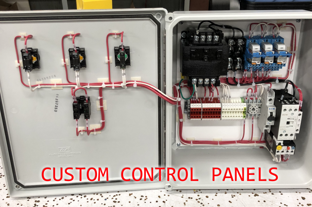custom control panels by eb controls this is an example of an electrical panel built by eb controls